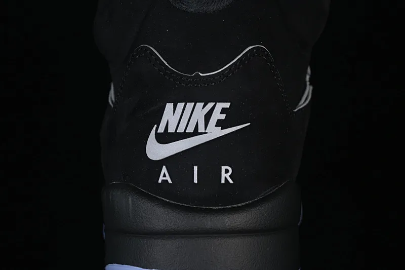 All categories Air Jordan Jordan series basketball shoes Air Jordan 5 TG version Air Jordan 5 Black "Metallic Reimagined" AJ5 Joe 5 black silver first layer basketball shoes HF3975-001